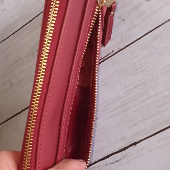 WOMENS LARGE ZIP Around Wallet - Picture 4 of 4